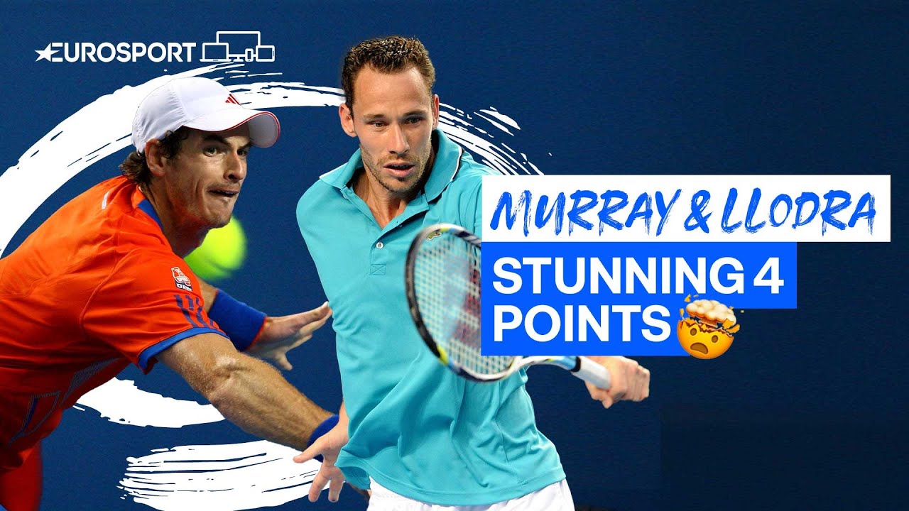 Murray and Llodra extraordinary four points of exhibition tennis at the 2013 AO | Eurosport Tennis
