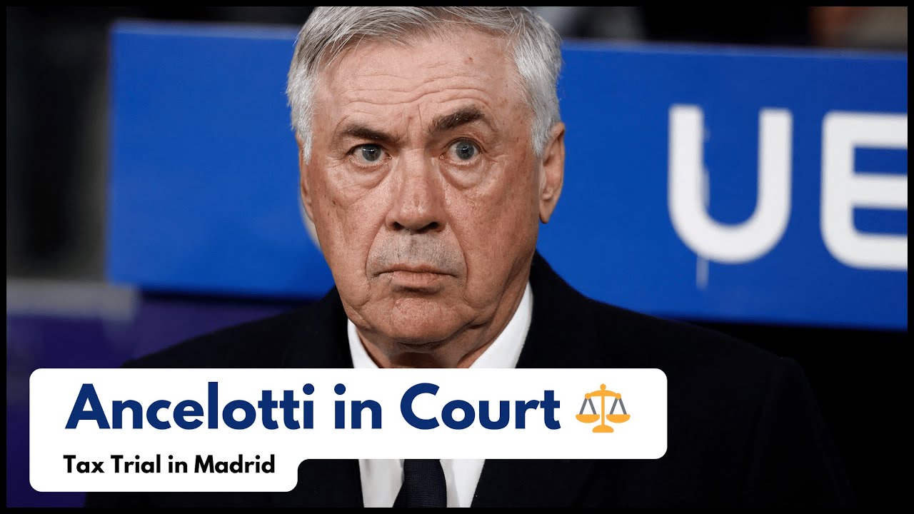 LIVE: Ancelotti Arrives at Court for Tax Trial | Madrid, Spain