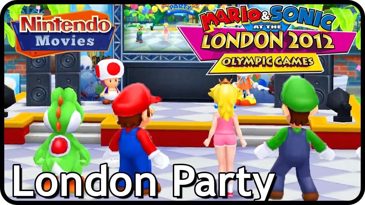 Mario & Sonic at the London 2012 Olympic Games - London Party (4 Players)