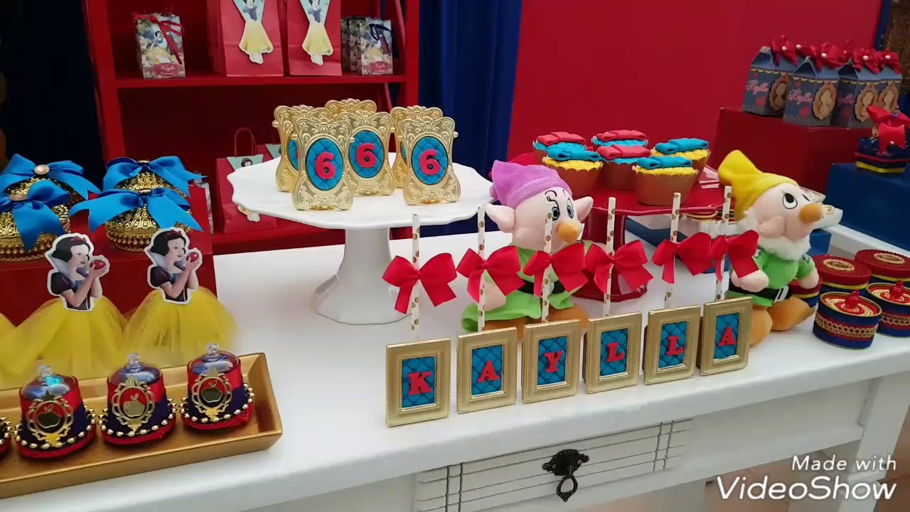 Festa Branca de Neve Sete Anões