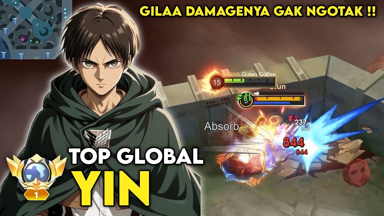 UPDATE! NEW EMBLEM & BUILD YIN TERSAKIT 2026 PATCH TERBARU! DAMAGENYA GAK NGOTAK! - MLBB