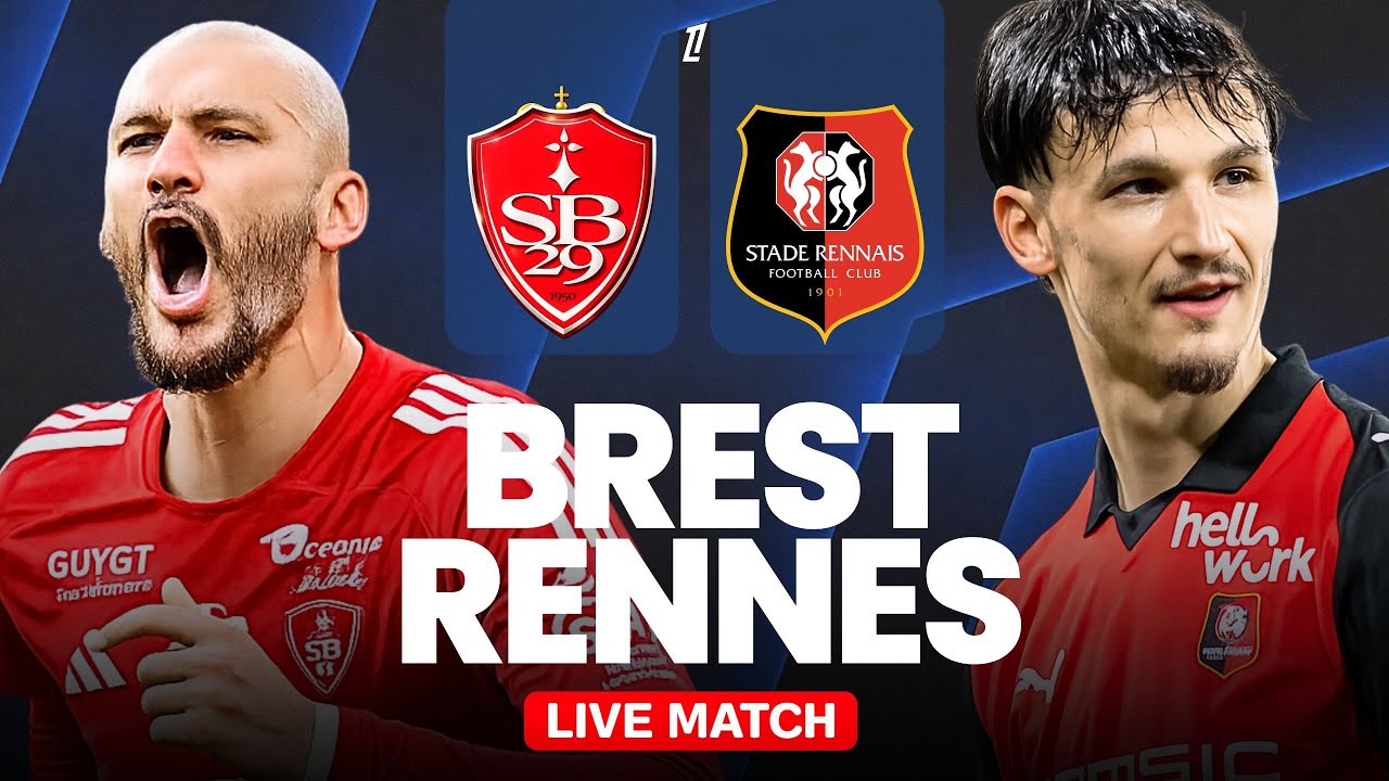 🔴 BREST 3-4 RENNES / EN DIRECT / LIGUE 1 / DERBY BRETON SOUS TENSION, ALLEZ RENNES !🔥