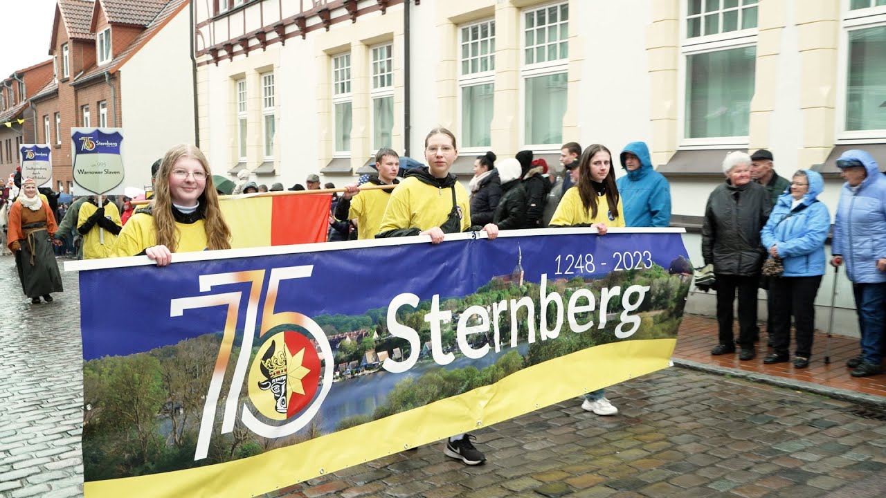 Stadt Sternberg feiert Rapsblütenfest und Stadtjubiläum