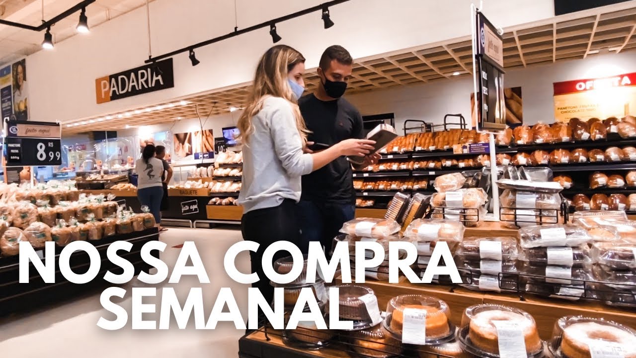 VLOG | NOSSA COMPRA DE SUPERMERCADO & quanto gastamos 🛒