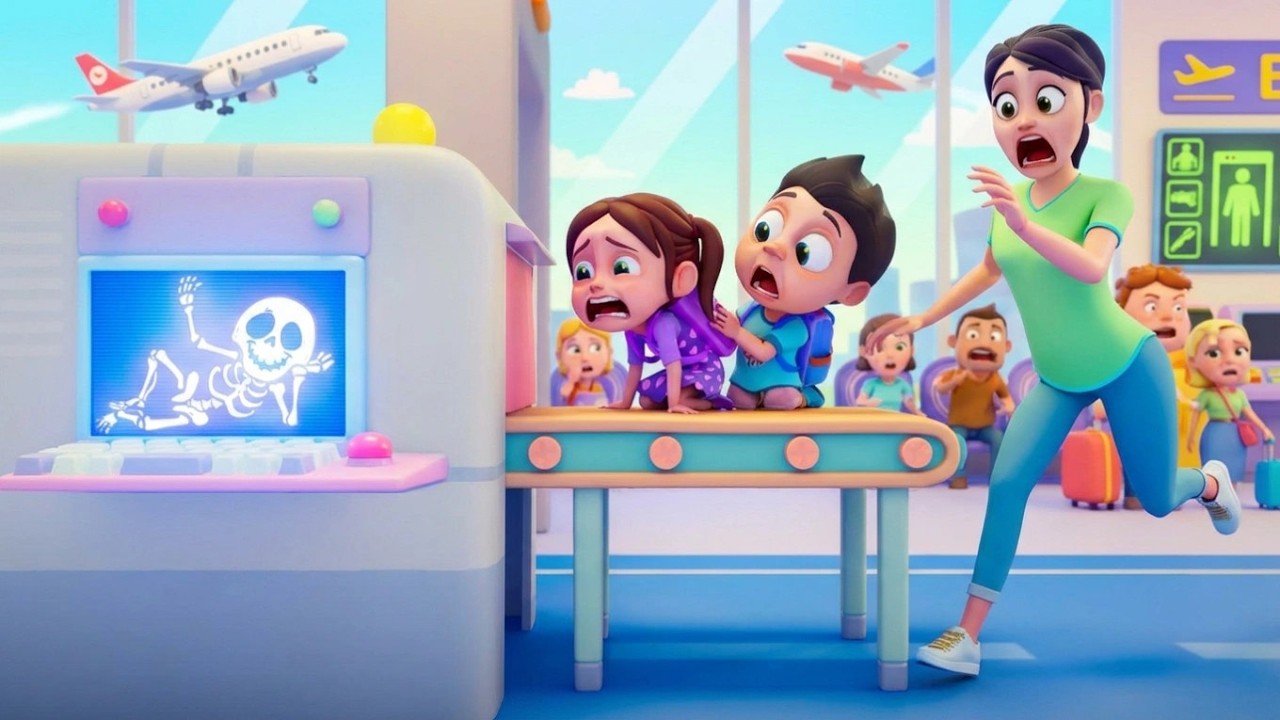 🛫 Flughafen-Spaß: Kinder lernen Sicherheitsregeln mit Musik! Kinderlieder und Zeichentrickfilme