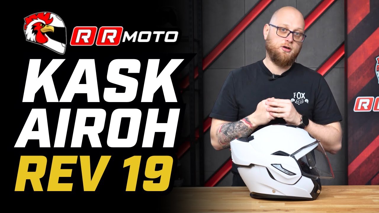 AIROH REV 19 - kask ze szczęką przesuwaną do tyłu