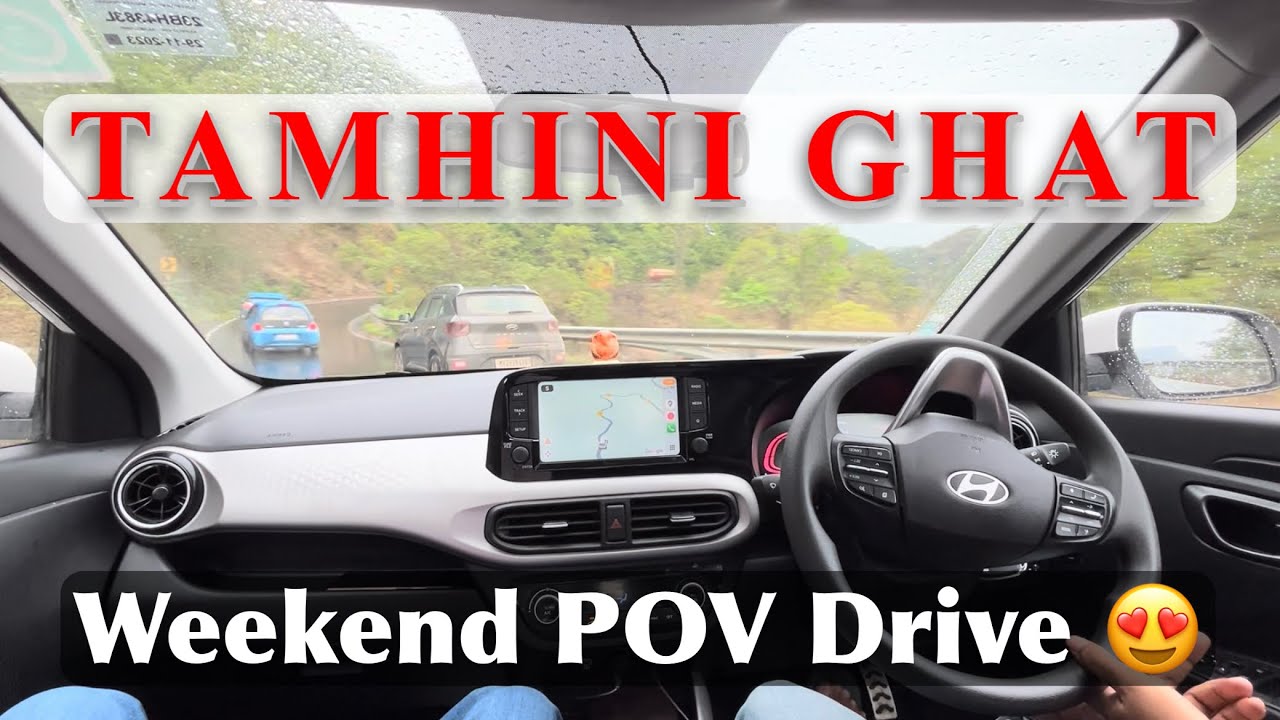 Hyundai Exter AMT Struggles in Tamhini Ghat? 🌧️ | Monsoon Drive on Steep Slopes 🏔️ & Sharp Turns 🔁