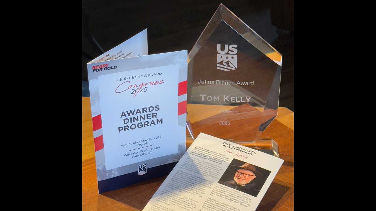 Honored Member Tom Kelly's Acceptance Speech of the U.S. Ski & Snowboard's Julius Blegan Award