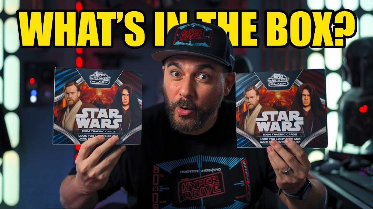 2024 Topps Chrome Black Star Wars Cards! HUNTING Pedro Pascal Sig