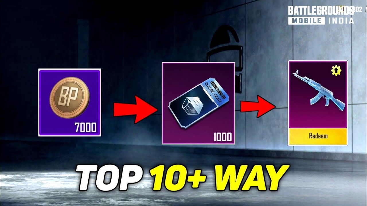 TOP 10 WAYS 🔥 GET CLASSIC CRATE | How to get Classic Crate in BGMI | CLASSIC CRATE Achievements BGMI