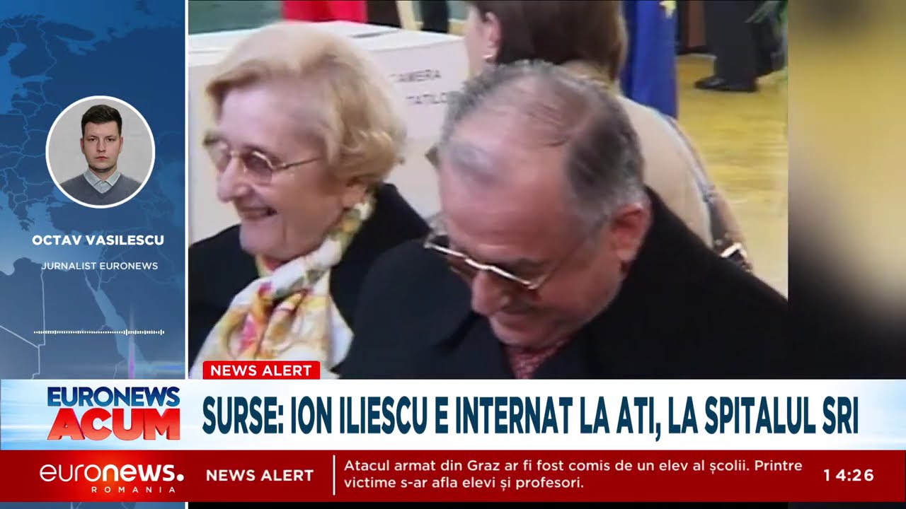 Surse: Ion Iliescu, internat la Terapie Intensivă, la spitalul SRI. Fostul președinte are 95 de ani