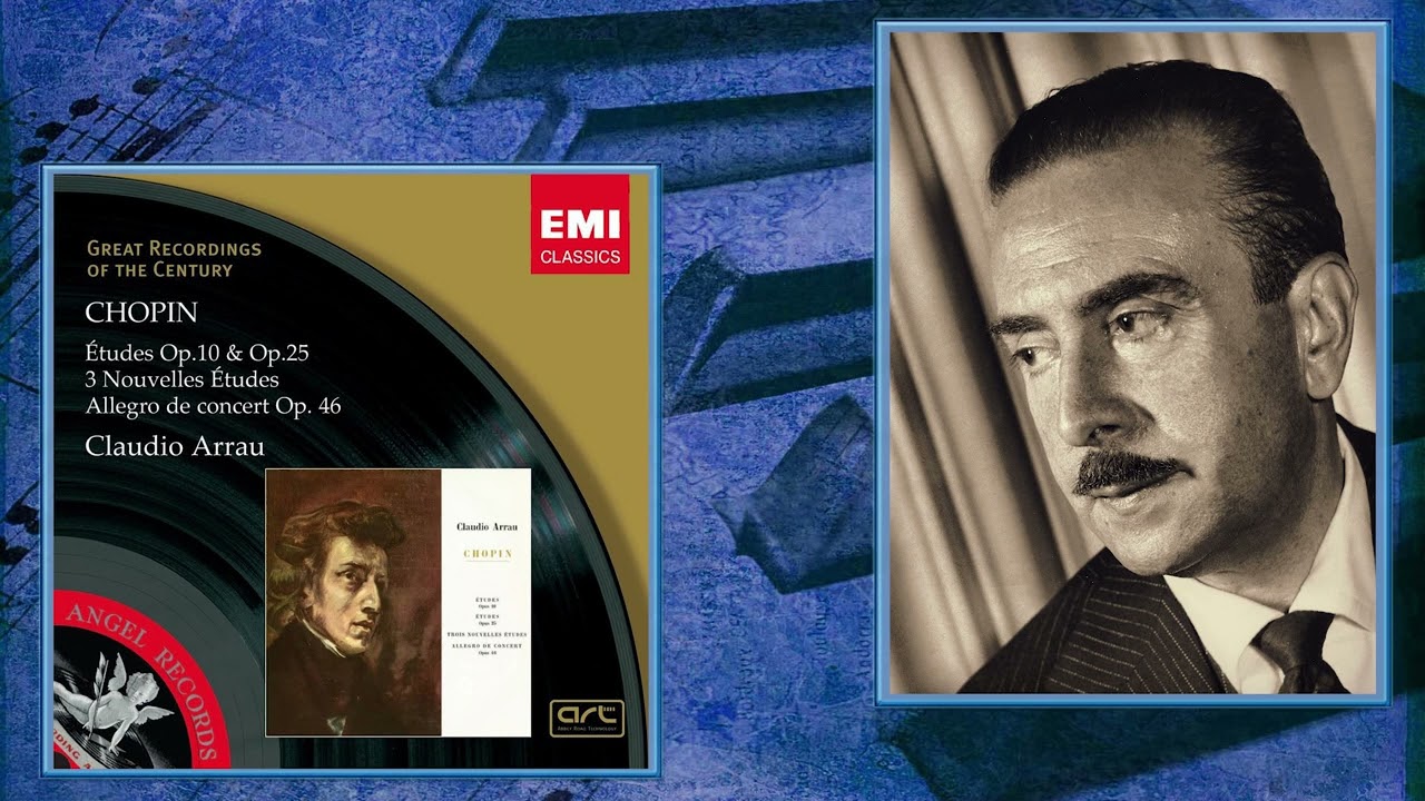 Claudio Arrau - Chopin: 12 Études Op. 10: No. 3 in E major. Rec. 1956