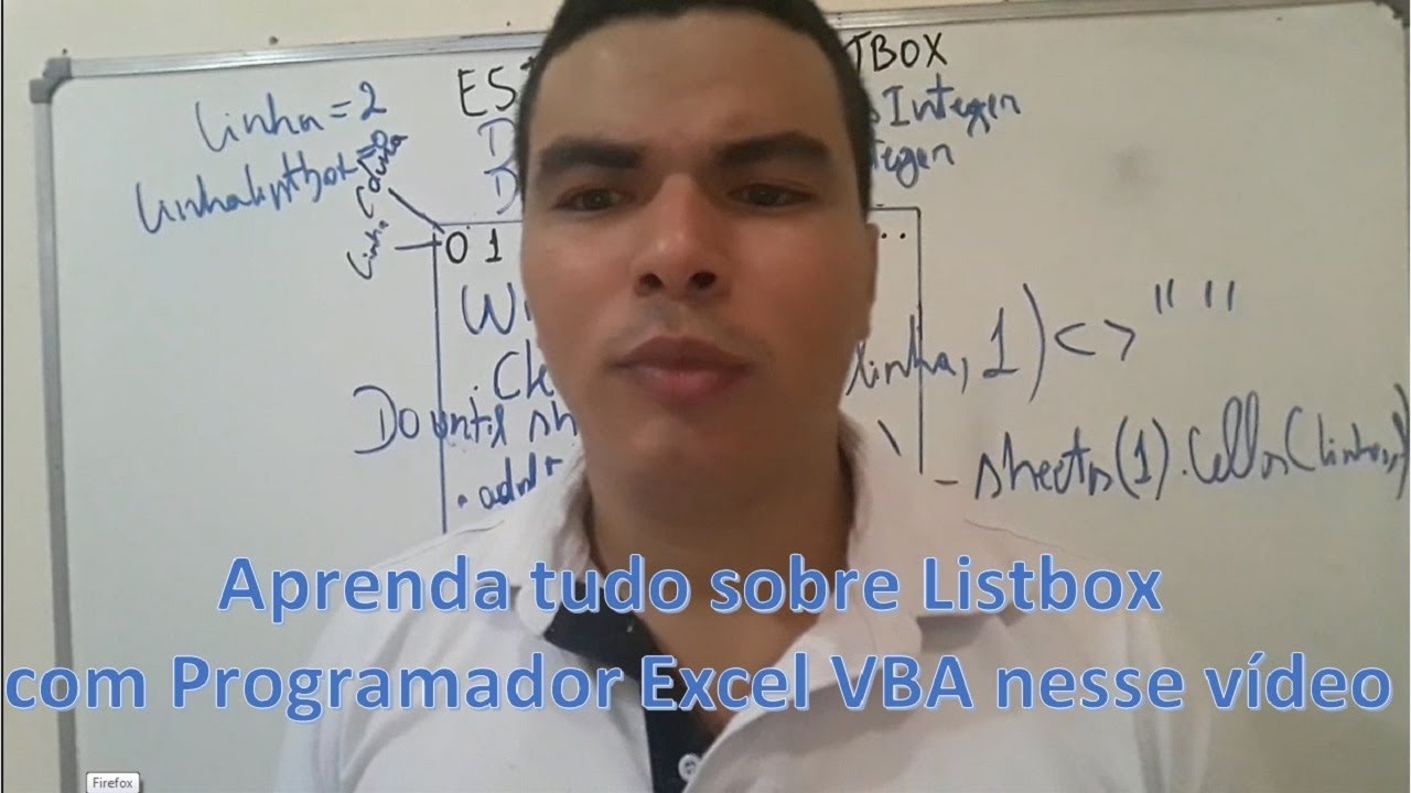 Estrutura completa para Listbox com Gledson Programador Excel VBA
