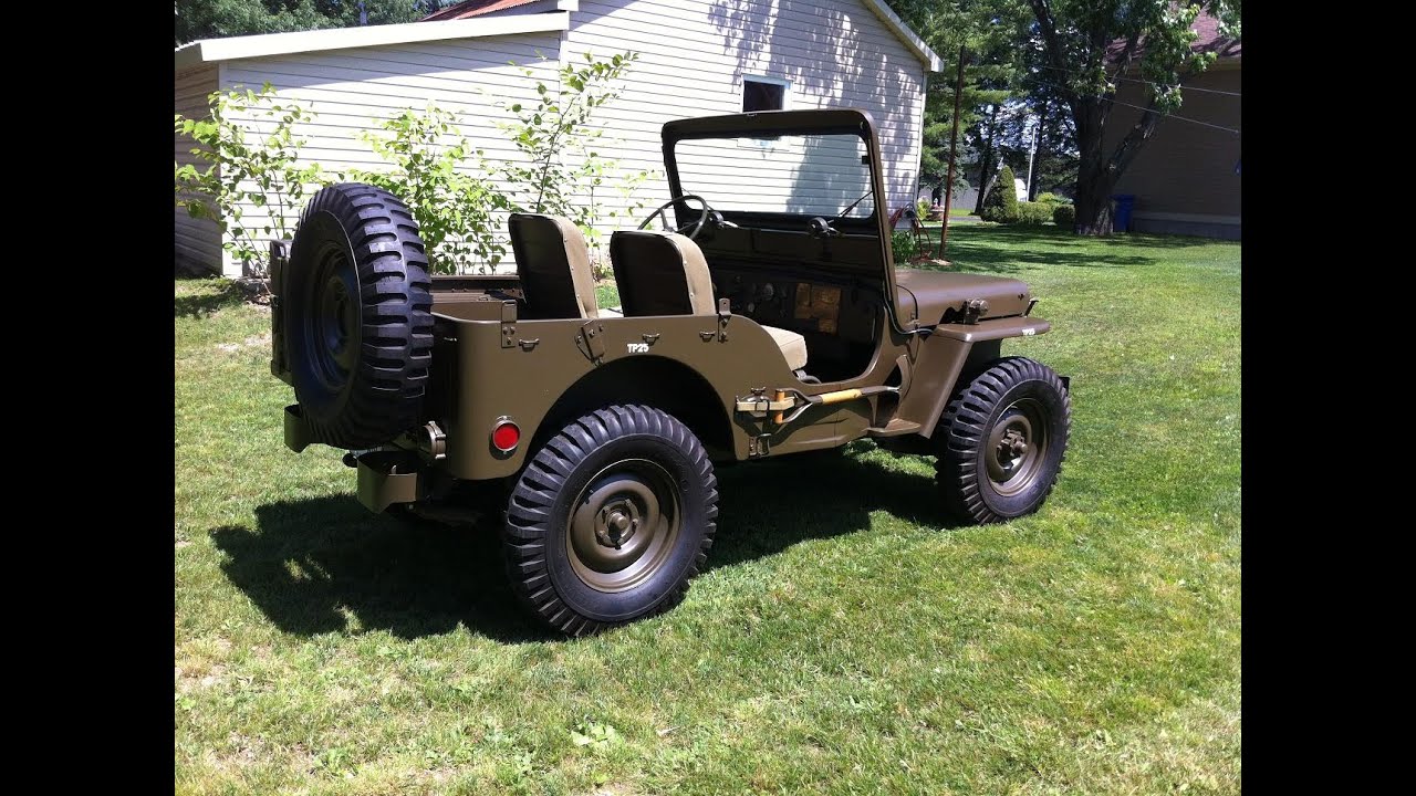 Military Willys M38 CDN 1952