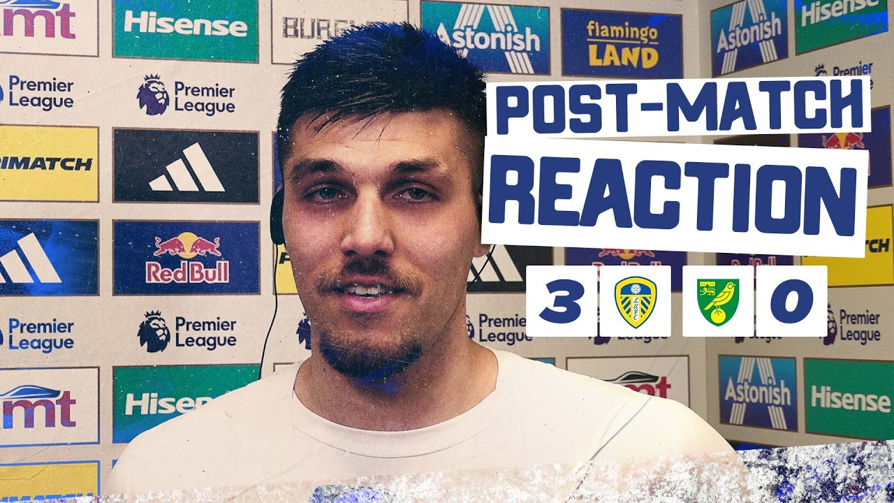 “It feels good” | Joel Piroe on win and goal | Leeds United 3-0 Norwich City