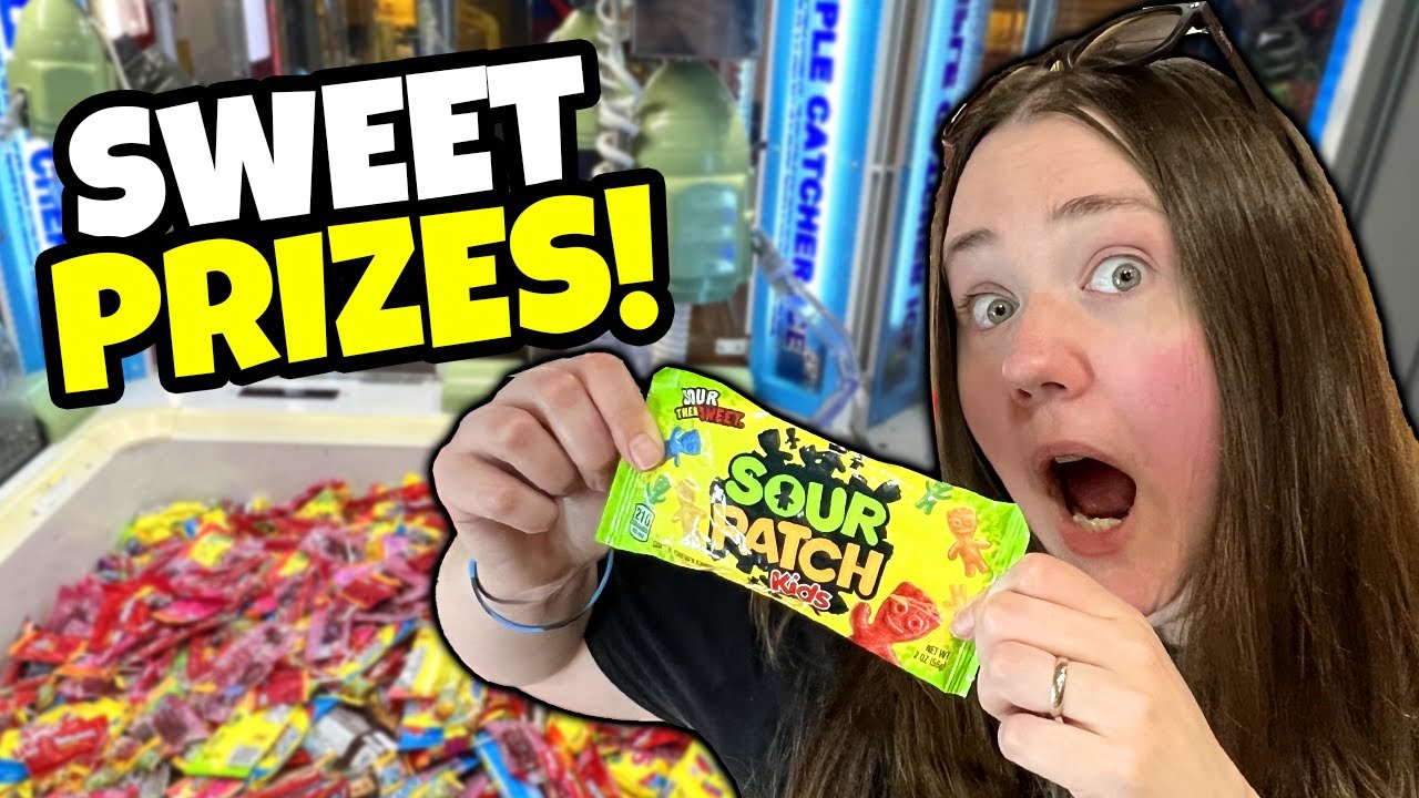 Winning WAY TOO MUCH in the CANDY Claw Machine!