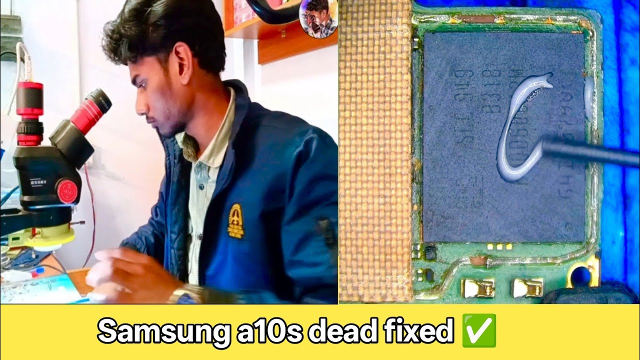 Samsung a10s dead fixed ✅