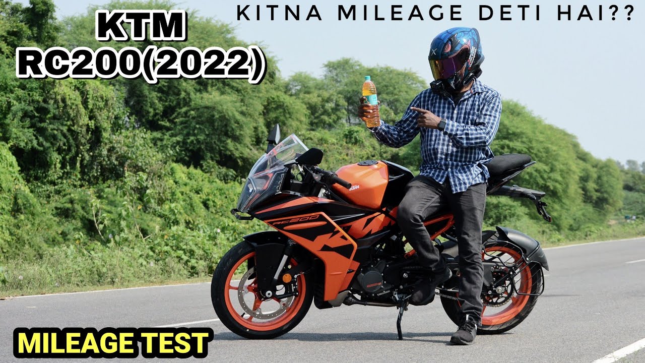 2022 New KTM RC200 Mileage Test | Kitna Mileage deti hai?