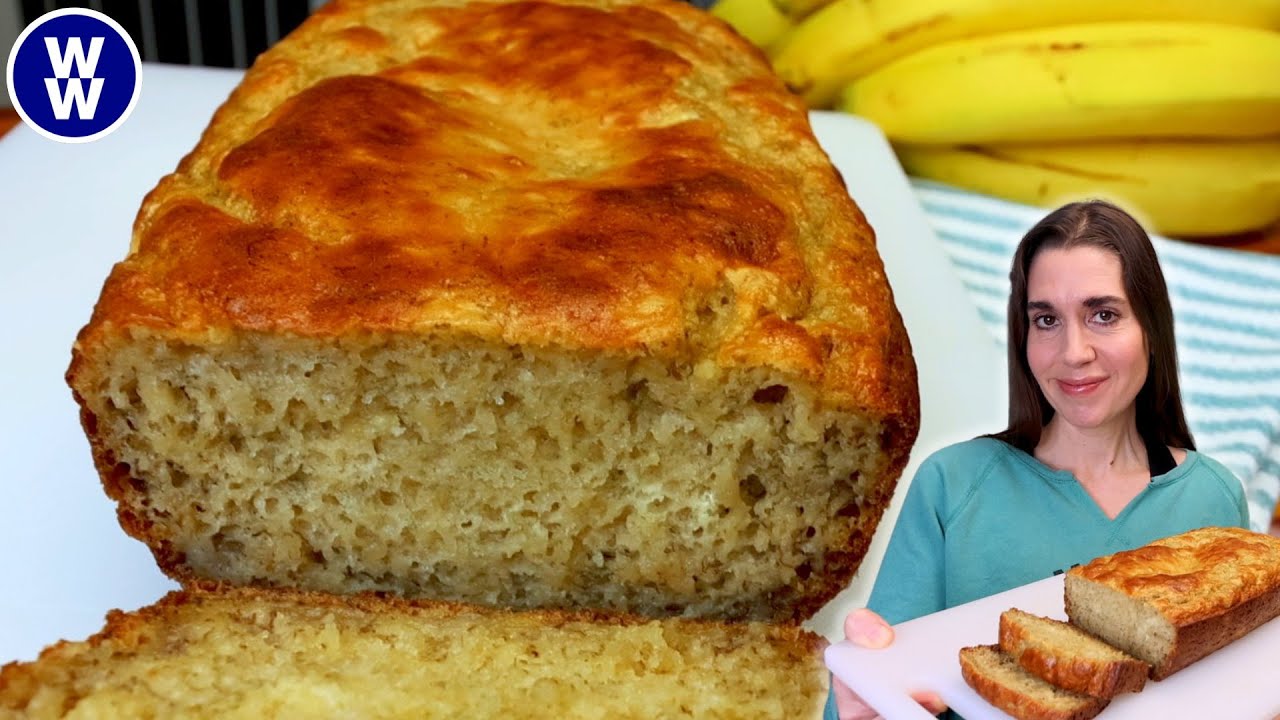Мой ЛЮБИМЫЙ тощий банановый хлеб! 🍌🍞 ПРОСТОЙ рецепт для всех, кто следит за фигурой! Подходит для...