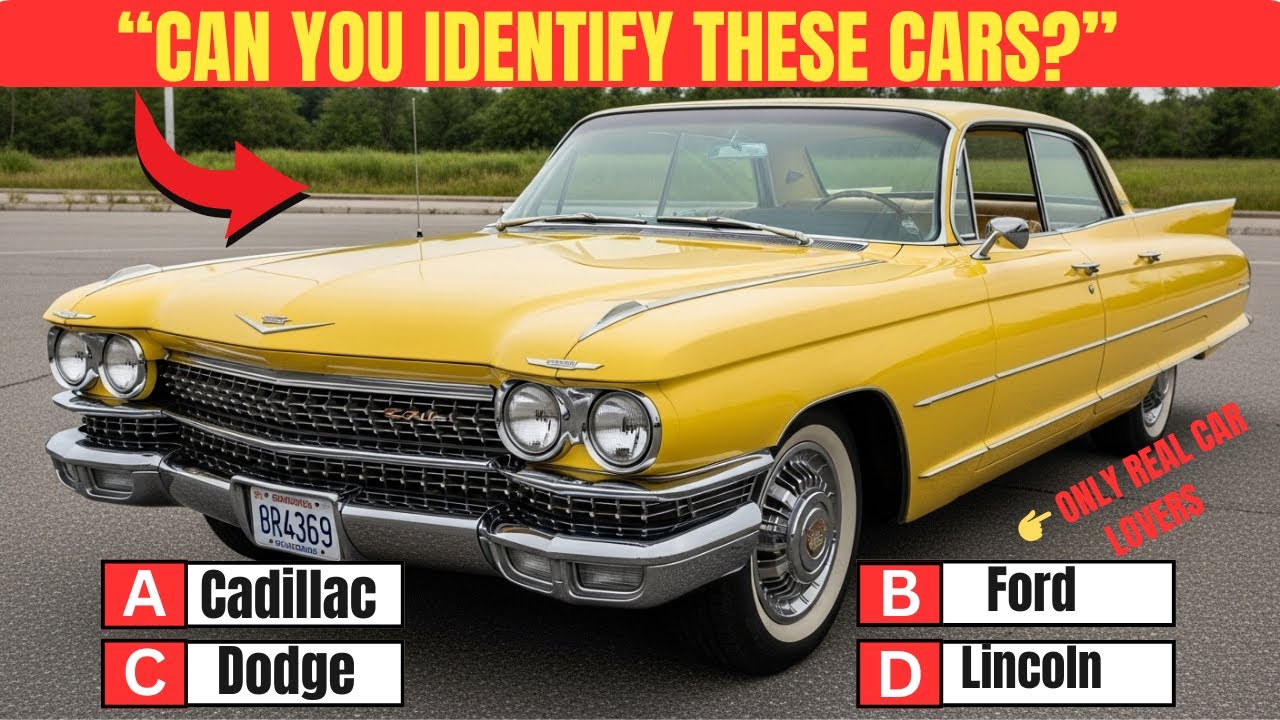 Can You Identify These Classic Cars?  Only Real Car Lovers Can Score 12/15!