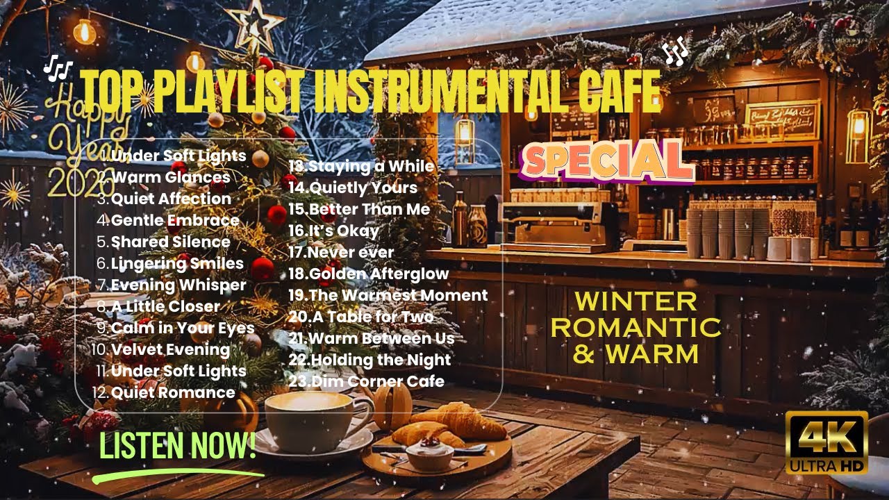 🎄 Праздничное кафе "Кофе-вечер" 2026 ☕ Зимняя атмосфера с мягким джазом