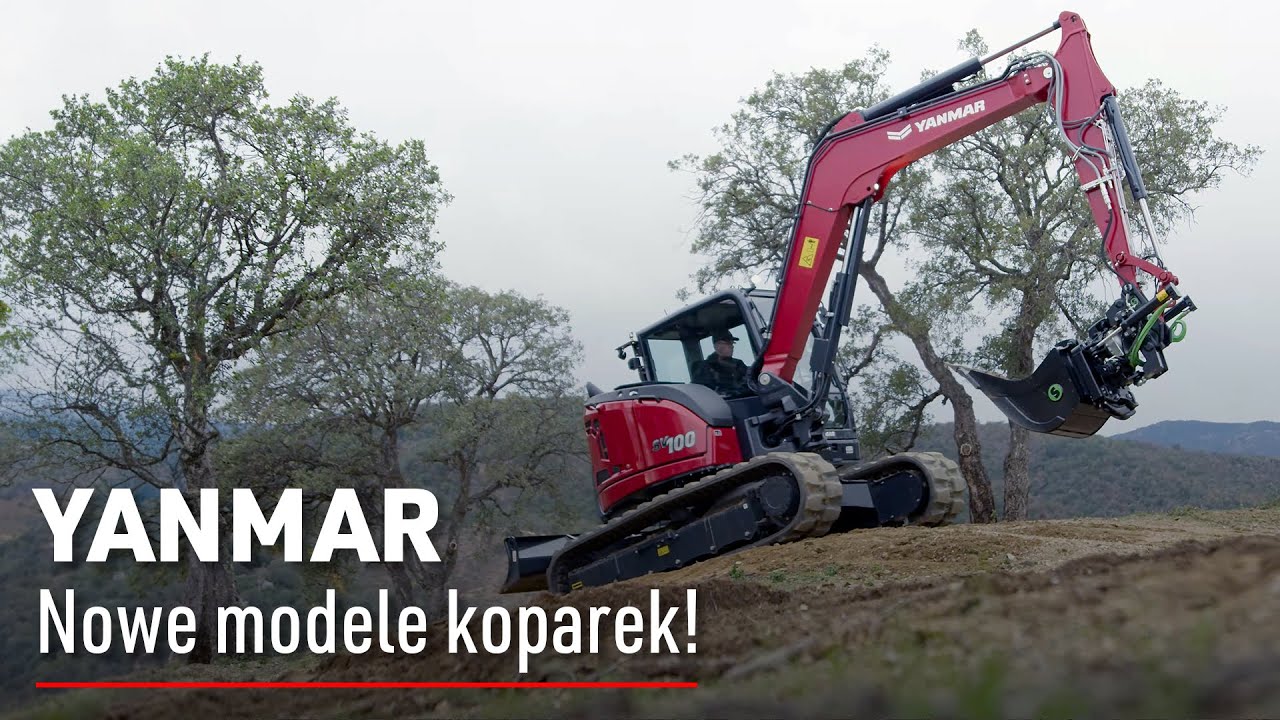 NOWE modele! Koparka YANMAR SV86- 6 SV100-7