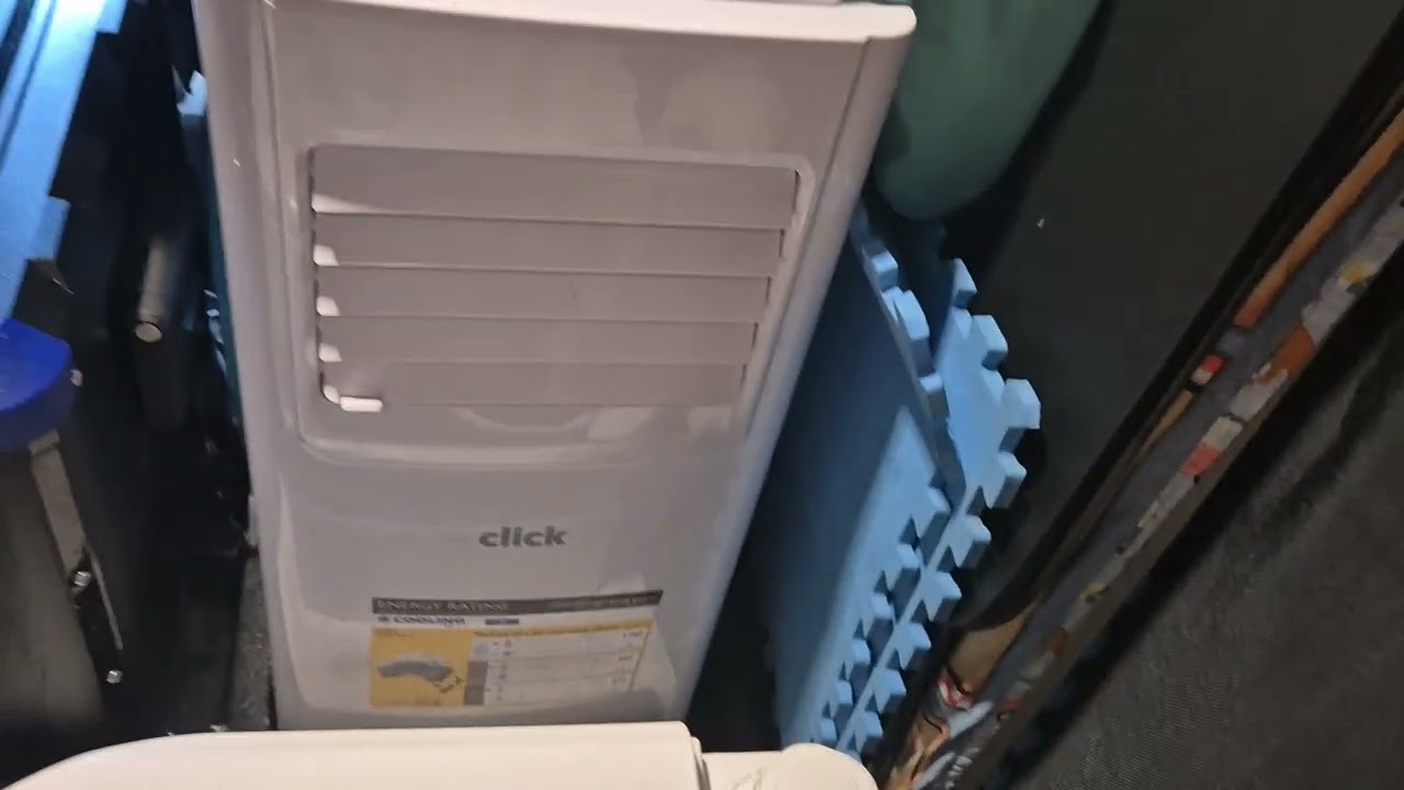 Click portable air conditioner for campervan