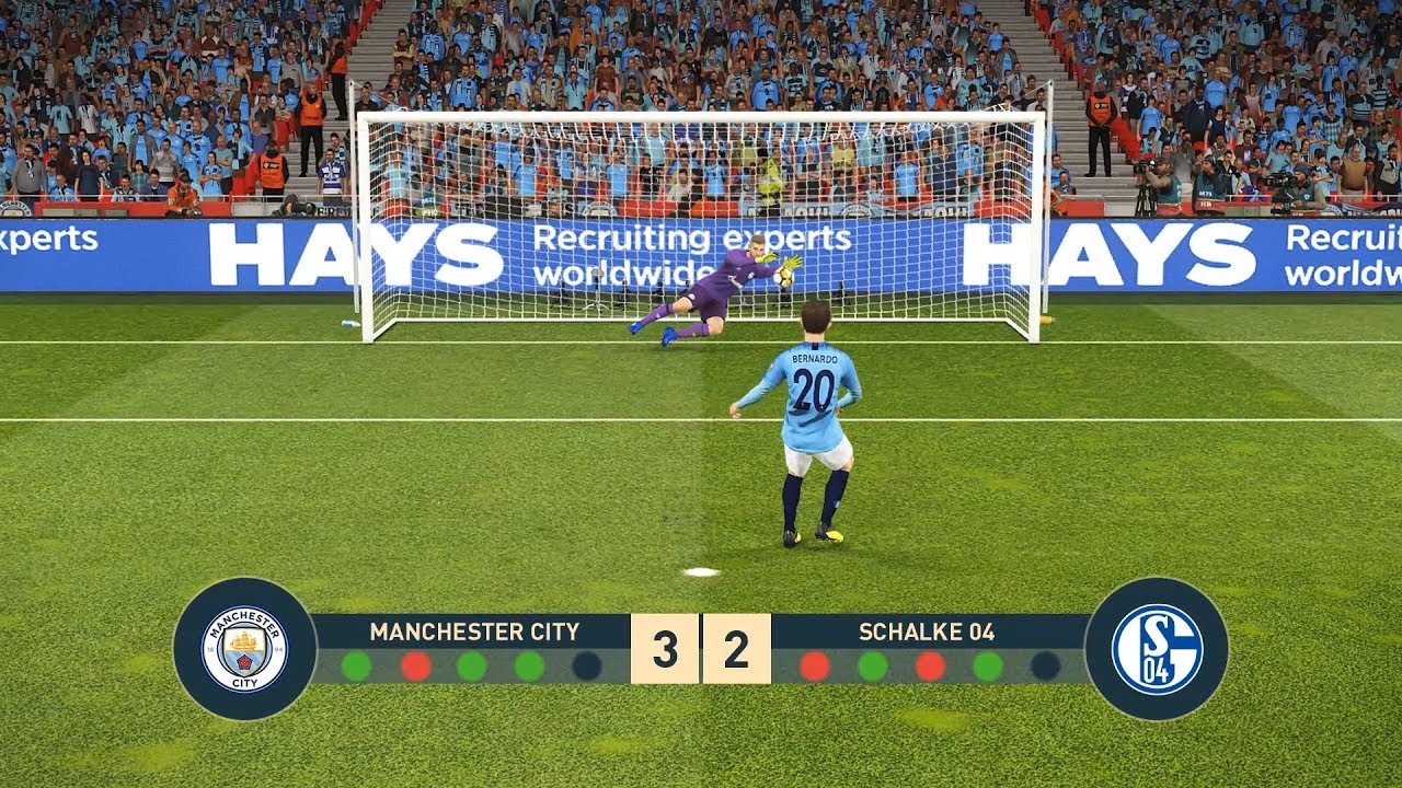 MANCHESTER CITY vs SCHALKE 04 | UEFA Champions League - UCL | Penalty Shootout | PES19