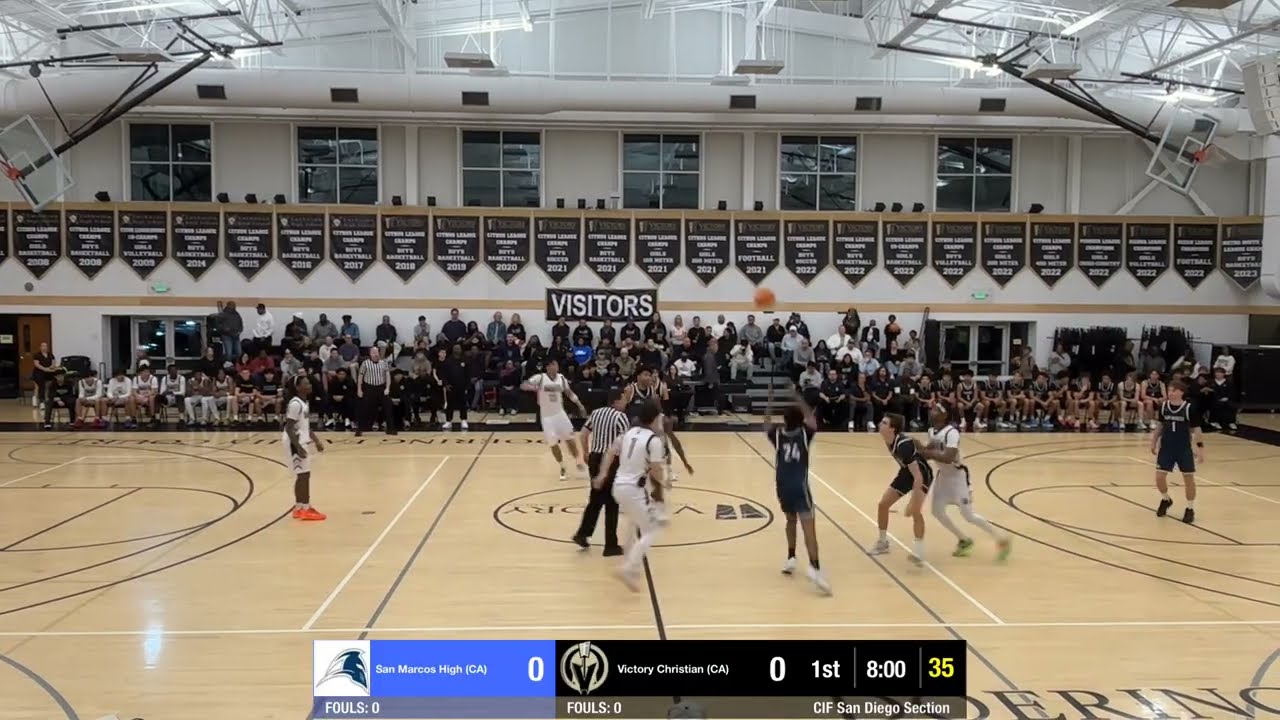 San Marcos High (CA) vs Victory Christian Academy (CA) on February 25, 2026 Boys High School Playoff