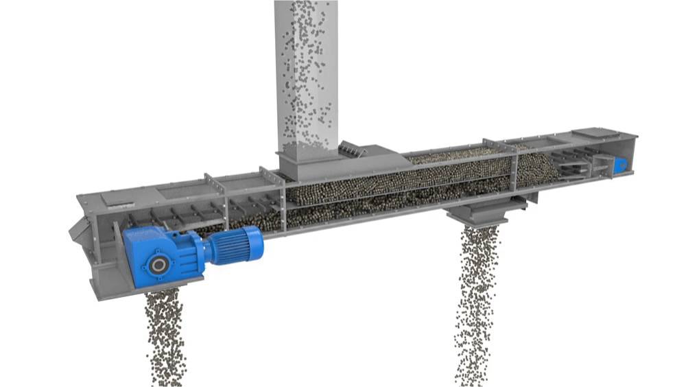 CDM Systems - En Masse Conveyor Illustration