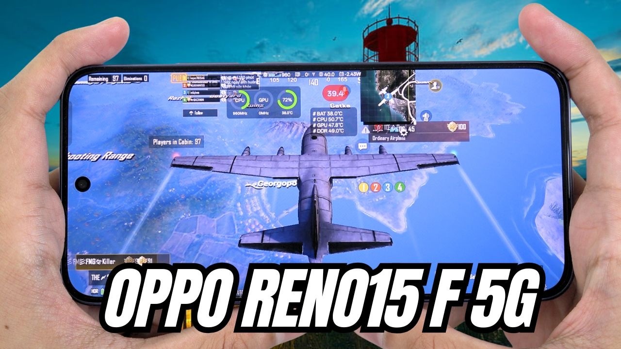 OPPO Reno15 F 5G Test Game PUBG Mobile | Snapdragon 6 Gen 1