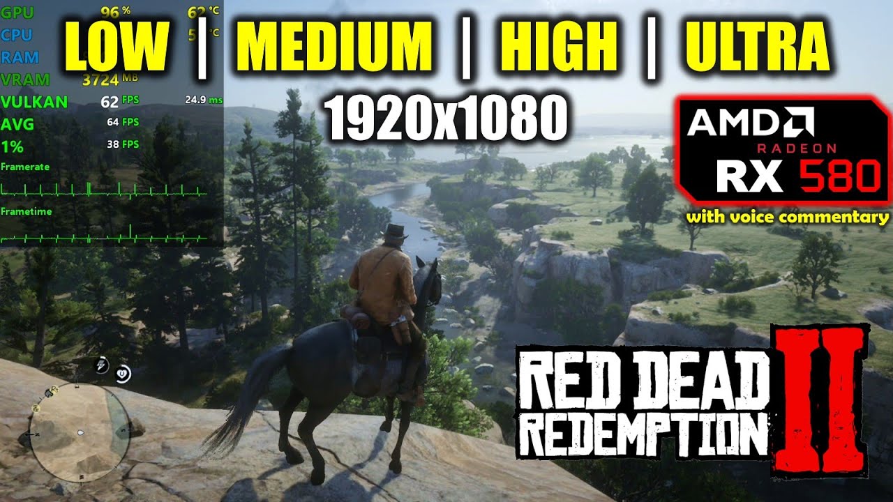 RX 580 | Red Dead Redemption 2 / II - 1080p All Settings