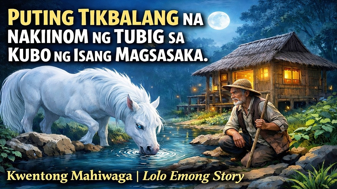 PUTING TIKBALANG NA NAKIINOM NG TUBIG SA KUBO NG ISANG MAGSASAKA I Hiwaga story