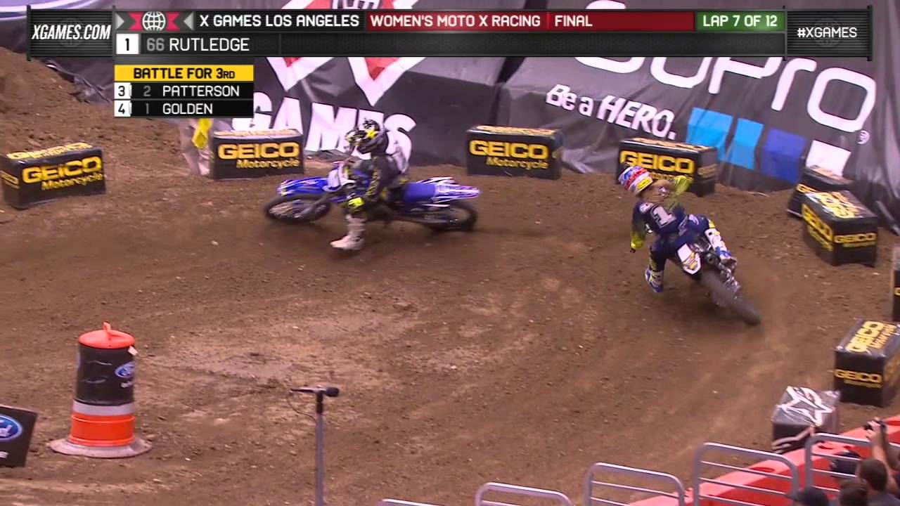 Vicki Golden wins Women's Moto X Racing - ESPN X Games