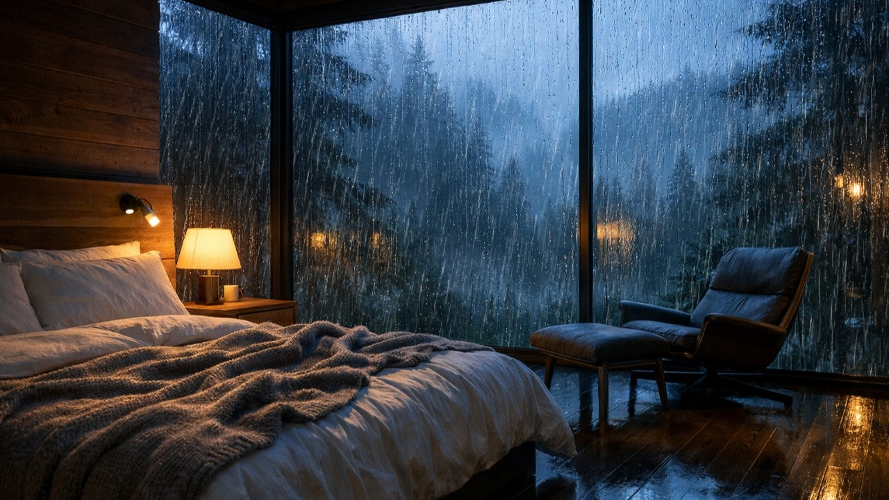 Peaceful Rain ASMR 🌧️ Soothing Rain Sounds for Focus, Study & Deep Sleep