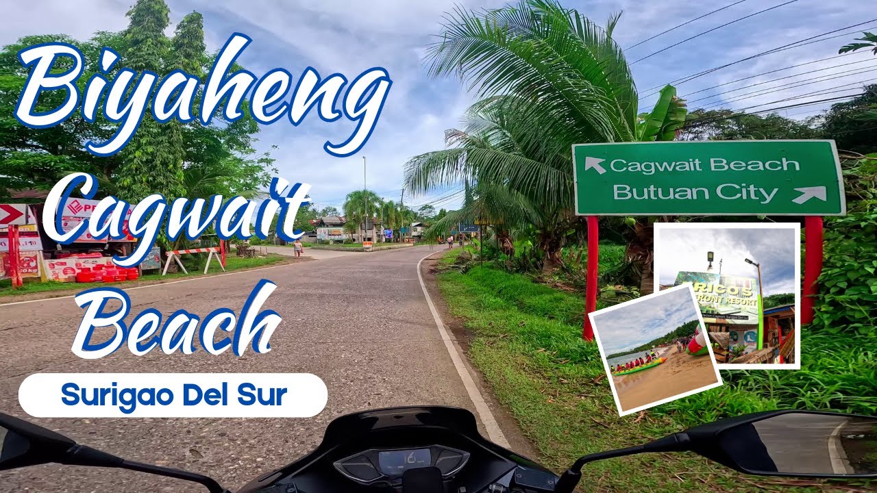 Biyaheng Cagwait Beach | Surigao Del Sur Mindanao  #motovlog #trending #travel #philippines #rider