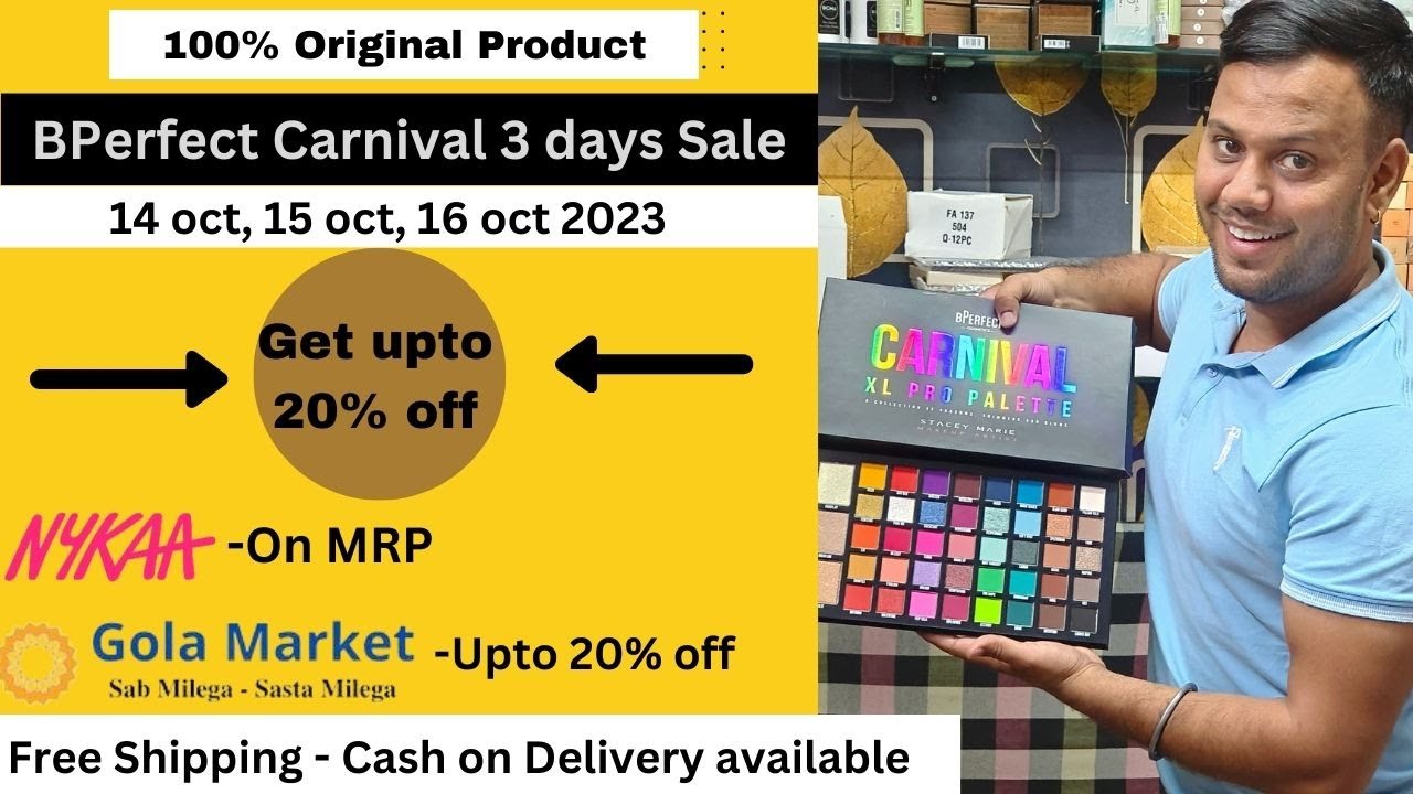 BPerfect Carnival 3-days Sale | 14,15,16 October 2023 | 100% Original BPERFECT | Cash on Delivery