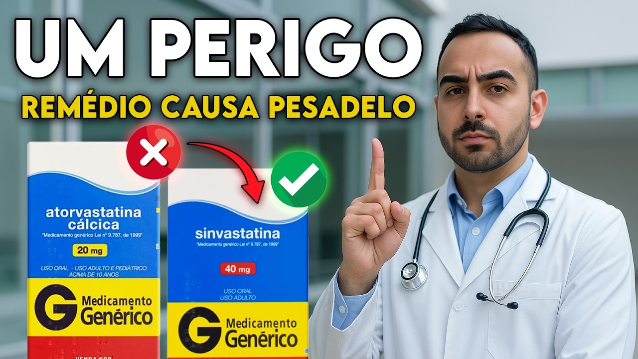 ATORVASTATINA: Remédio que causa PESADELO e DOR  │ Remédio para o Colesterol