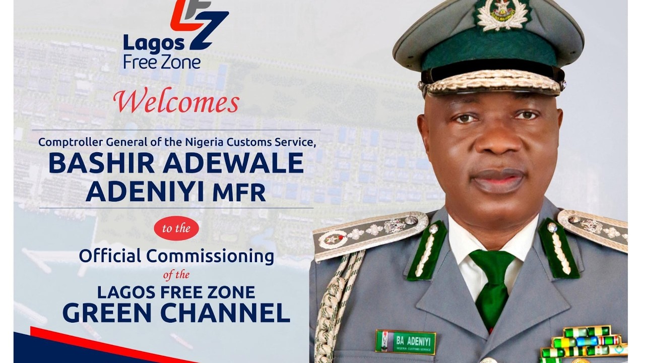 OFFICIAL COMMISSIONING OF THE LAGOS FREE ZONE GREEN CHANNEL
