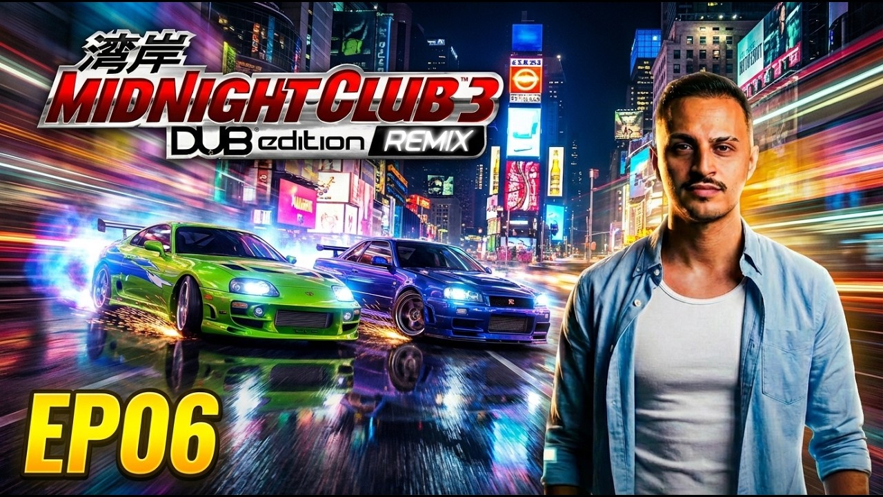 AS CORRIDAS ESTÃO CADA VEZ MAIS DIFICIES - MIDNIGHT CLUB 3 DUB EDITION REMIX
