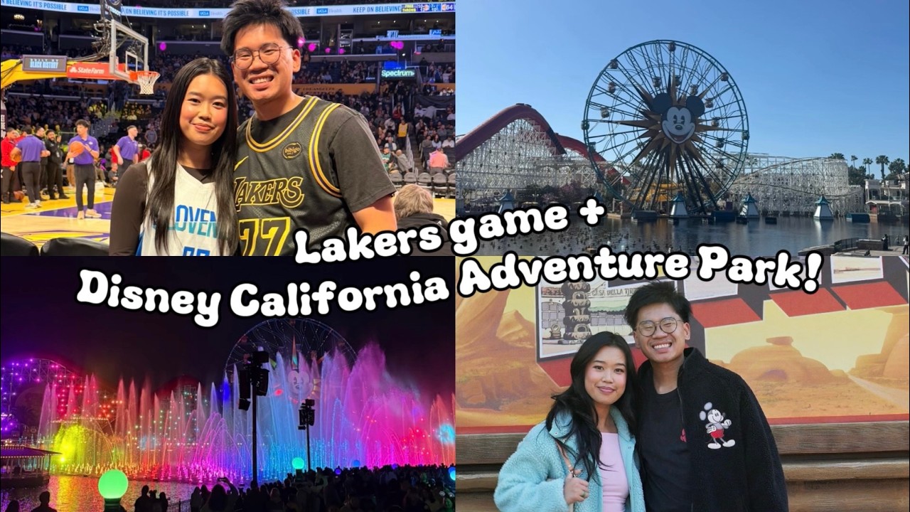 Valentine's Weekend in LA! | Lakers game and Disney!!!