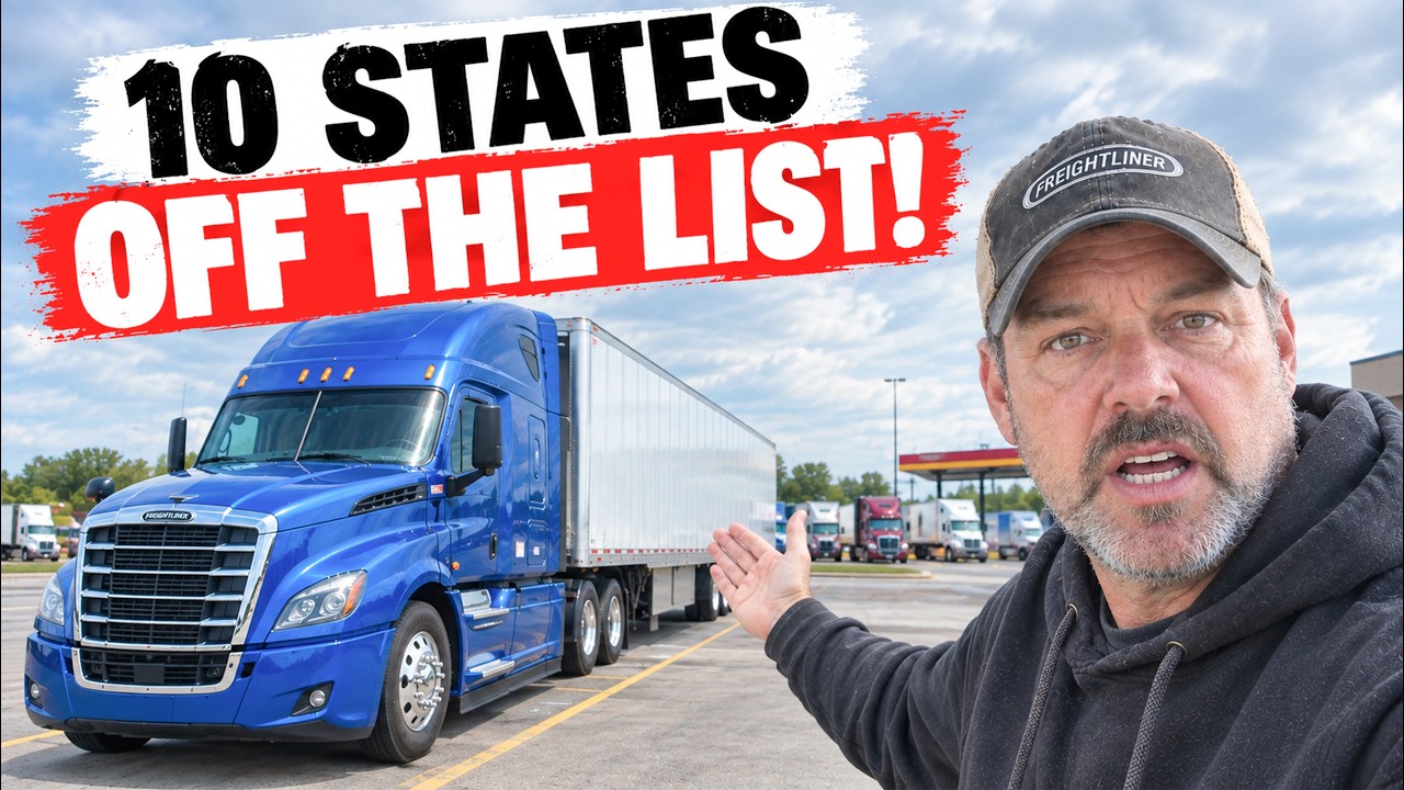 American Truckers Are Turning Down Loads to These 10 States in 2026 - Here's Why