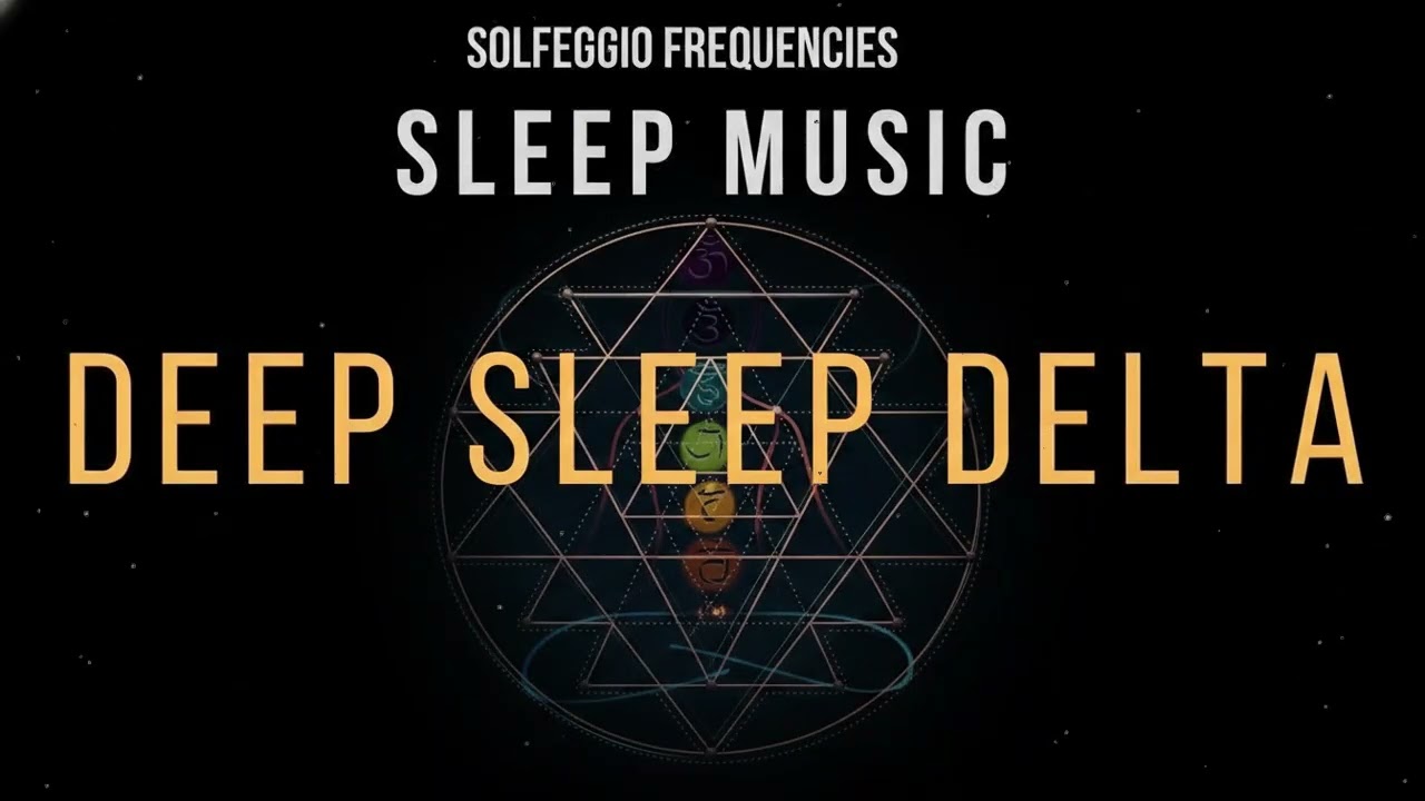 All 9 Solfeggio Frequencies for Deep Sleep, Full Body Relaxation and Night Recovery