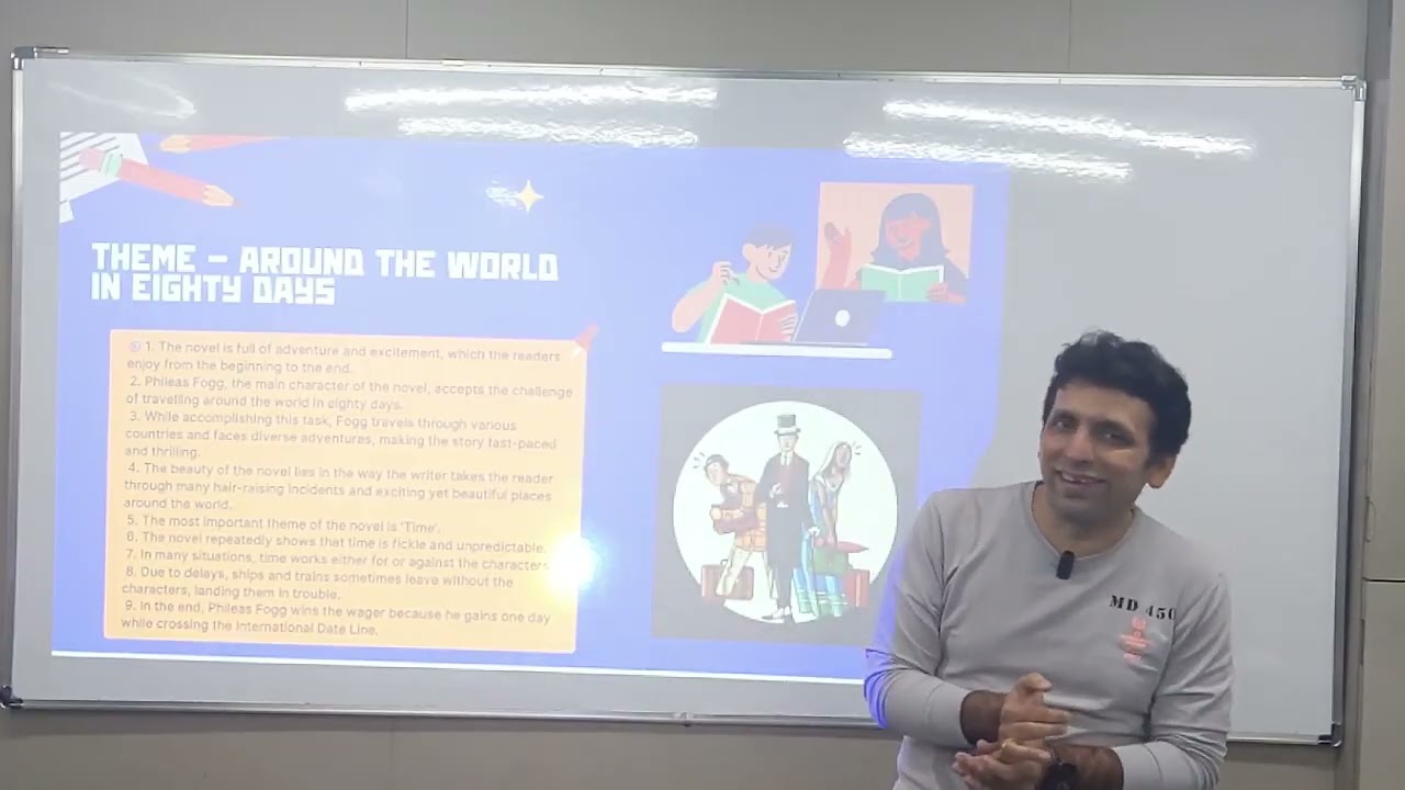 Around the World in 80 Days |  Novel Explanation & Summary  |Jules Verne   English Lecture Series