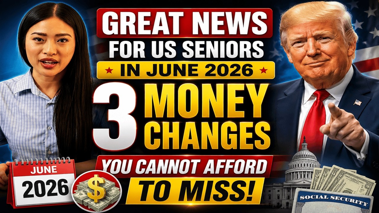 GREAT NEWS FOR US SENIORS IN JUNE 2026 &mdash; 3 Money Changes You Cannot Afford to Miss 1080p caption