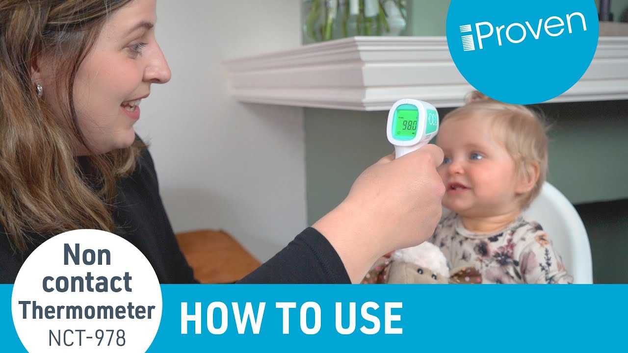 How to use non contact forehead and ear thermometer - iProven NCT-978