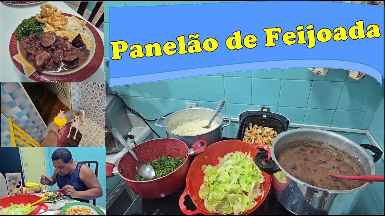 Fiz um Panelão de Feijoada - Almoço Completo