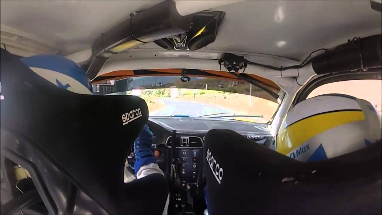 Onboard de Enrique Cruz  y Ariday Bonilla  Rallye Senderos de La Palma 2015