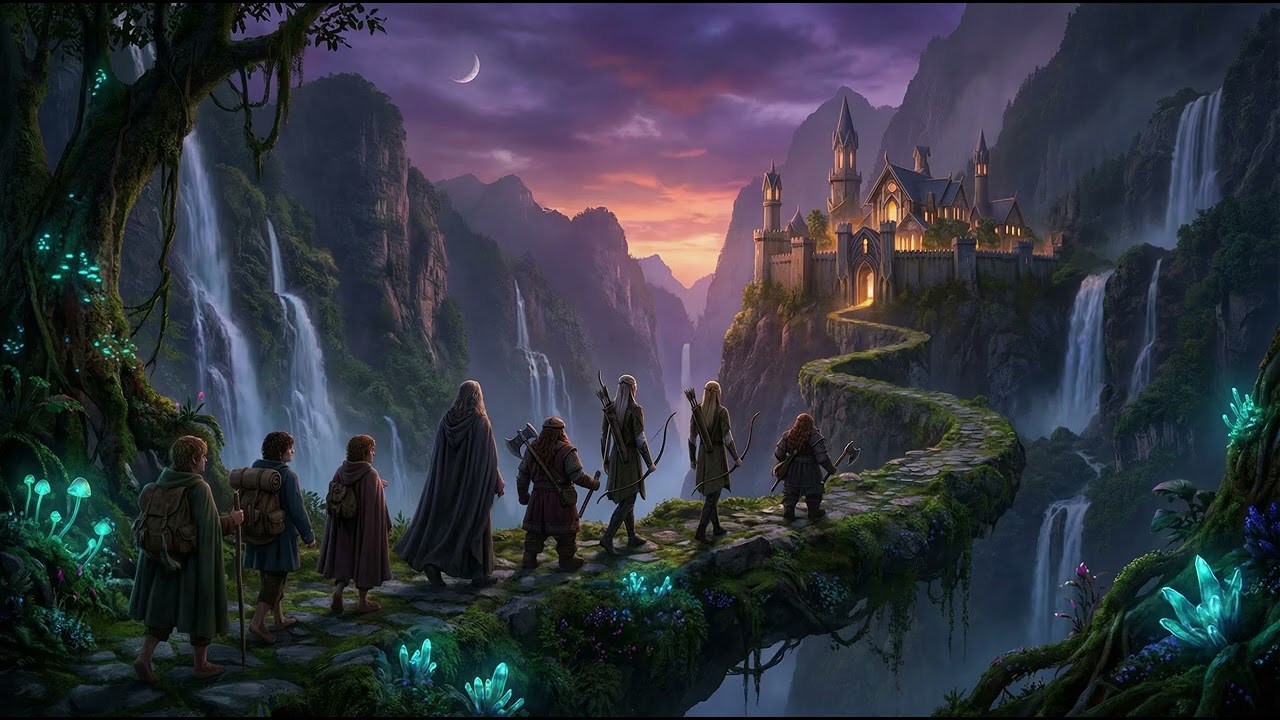 [Zhorov AI Studio] Hidden Springs of Serenity #medievalmusic #hobbit #elfs #dwarfs #fantasy