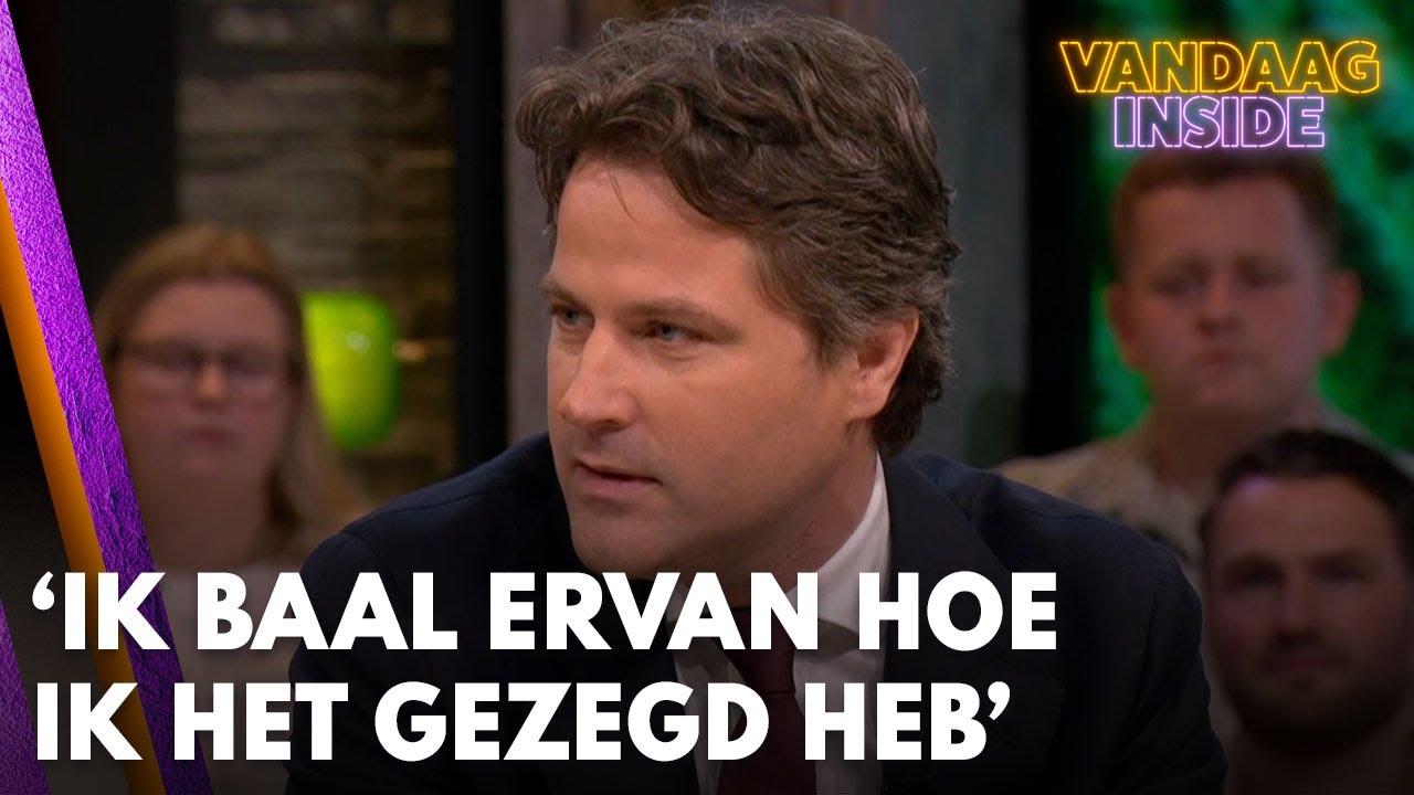 Henri Bontenbal reageert op uitspraken bij Nieuwsuur: 'Ik baal ervan hoe ik het gezegd heb'